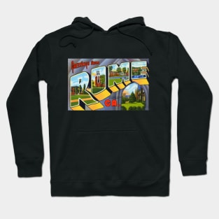 Greetings from Rome Georgia, Vintage Large Letter Postcard Hoodie